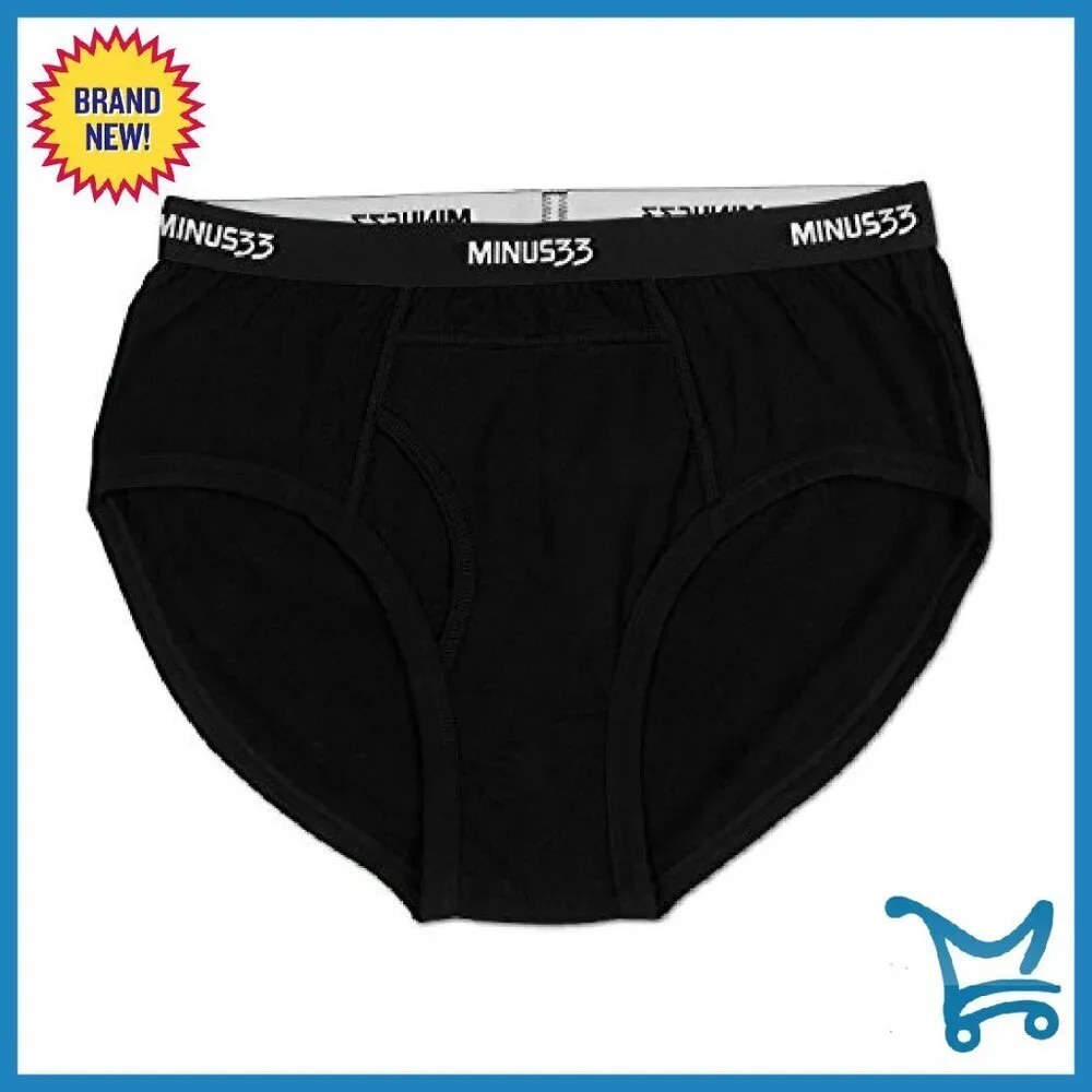 Men's Merino Wool Briefs Lightweight Moisture-Wicking Sizes S-2XL